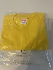 Brand New Supreme Tonal Box Logo Tee Yellow Large SS23