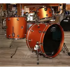 Used DW Performance Drum Set 22/12/16 Hard Satin American Rust - Excellent