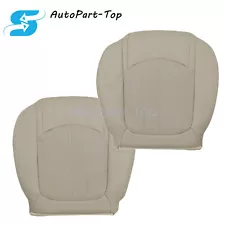 HOT SALE Front Bottom Leather Seat Covers Tan For GMC Acadia 2008-2011 2012 2PCS (For: 2008 GMC Acadia)