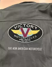 VICTORY Motorcycles Black Leather Jacket & Liner - Men’s 3XL / Chaps XL