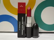 MAC ~ RETRO MATTE LIPSTICK ~ # 707 RUBY WOO ~ .10 OZ