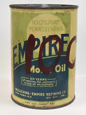 New ListingVintage Pennsylvania Wolverine Empire Motor Oil One Quart Advertising Oil Can