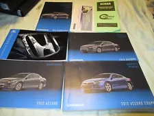 2012 HONDA ACCORD COUPE OWNERS MANUAL SET EX EX-L LX-S 4CYL V6