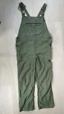 Levi's Surplus Overall In Bronze Green Fade Women's Large Straight Leg Cotton