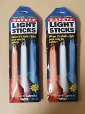 Light Sticks Set Of 2, Total 6 Large 6" Lightsticks