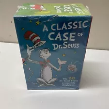 A Classic Case of Dr. Seuss 20 Classic Seuss Paperback Books Set- Sealed