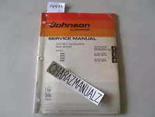 1977 Johnson Electric Outboards E 25 45 28 48 HP Motor Engine Service Manual