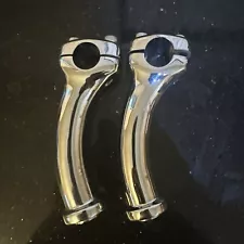 harley 6” Pullback handlebar risers softail deuce Deluxe dyna sportster fxdx fxr