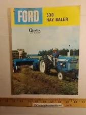 Vintage Ford Tractors Equipment Ford 530 Hay Baler Sales Brochure