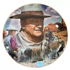 Hero For A Century John Wayne Americas Cowboy Bradford Exchange Collectors Plate