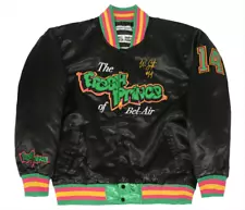 Men's Headgear Classics Black The Fresh Prince of Bel Air Jersey Satin Jacket -