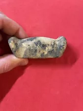 Indian Artifact Boatstone Atlatl Bar Weight Arrowheads