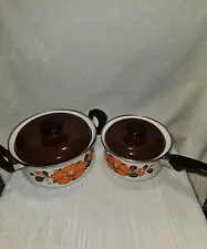 Vintage Sanko Pans For Sale Lot Of 2 With Lids