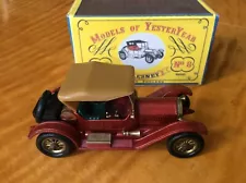 Matchbox Near Mint Y-8 1914 Stutz Models of Yesteryear Vintage Diecast Car