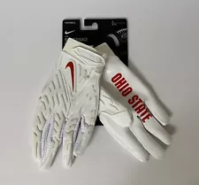 Nike Superbad 6.0 Ohio State “Buckeyes” Football Gloves DX5251-116 Men’s Size L