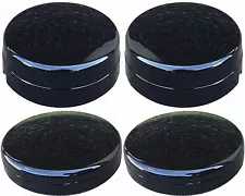 BLACK Center Hub Cap SET for DODGE RAM 3500 1-Ton Truck Dually 2 Fronts 2 Rears