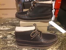 NEW $120 Mens Sperry A/O Boat Chukka Boots, size 10 shoes