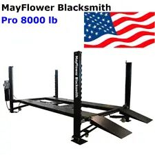 Mayflower Blacksmith Heavy Duty Four Post Lift Car lift Storage Service Pro 8000