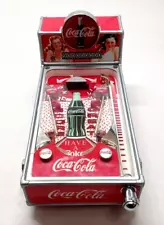 Vintage 1998 Coca-Cola Collectible Pinball Machine Lights Up & Makes Noise!