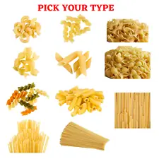 PICK YOUR TYPE 20 lb. Bulk Pasta Macaroni Spaghetti Rotini Food Supply Pantry