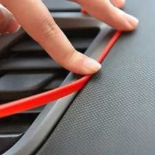 Red Car Interior Door Gap Edge Line Molding Trim Strip Decor Auto Accessories (For: Mitsubishi L200)
