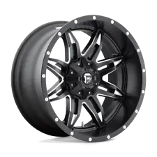 Fuel D567 LETHAL Matte Black Milled 17x9 5x114.3 5x127 -12 Wheels Set of Rims (For: 2015 Dodge Journey)